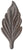 ONA Drapery 3/4 - 1 inch Wrought Iron Bangkok Finial