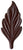 ONA Drapery 3/4 - 1 inch Wrought Iron Simple Basket Finial