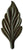 ONA Drapery 3/4 - 1 inch Wrought Iron Simple Basket Finial