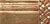 Finial Company Reeded Wood Pole (Dark Walnut Gloss with Gold)